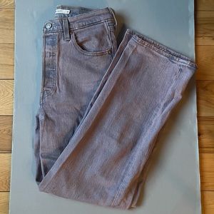 Purple Levi’s Ribcage Straight Jeans